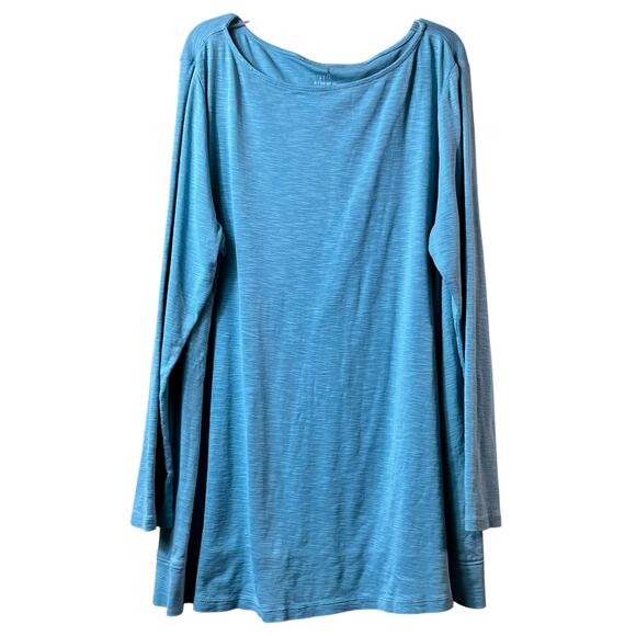 J Jill Tops - J Jill Long Sleeve‎ Boat Neck Tunic XL 100% Pima Cotton (2925)